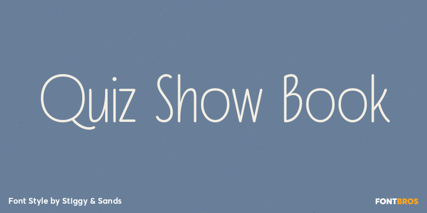 Quiz Show Book Poster