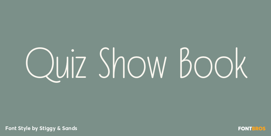 Quiz Show Book Poster