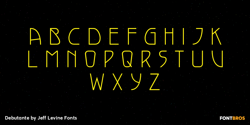 Debutante Font Poster #3