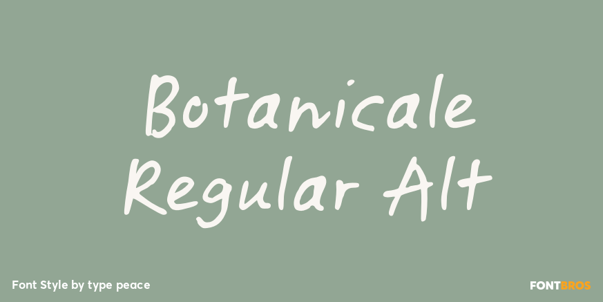 Botanicale Regular Alt Poster