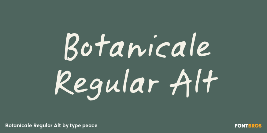 Botanicale Regular Alt Poster