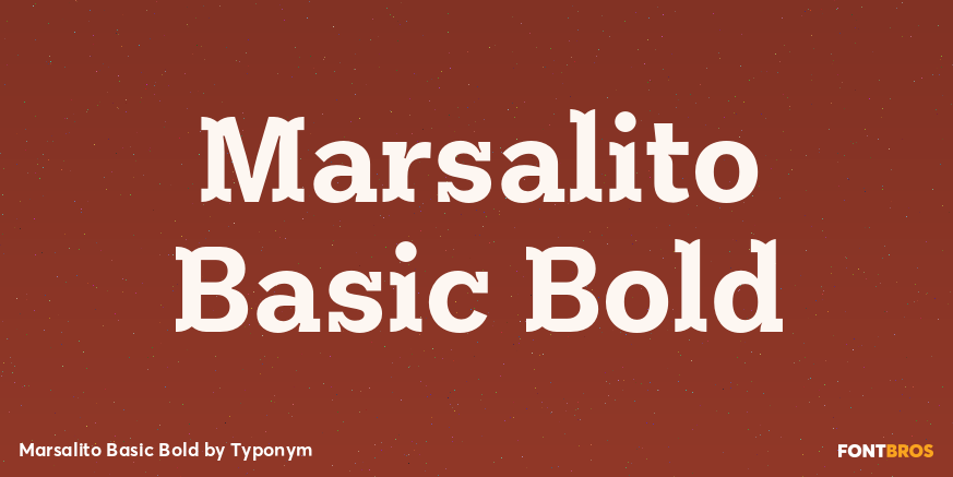 Marsalito Basic Bold Font Poster #1
