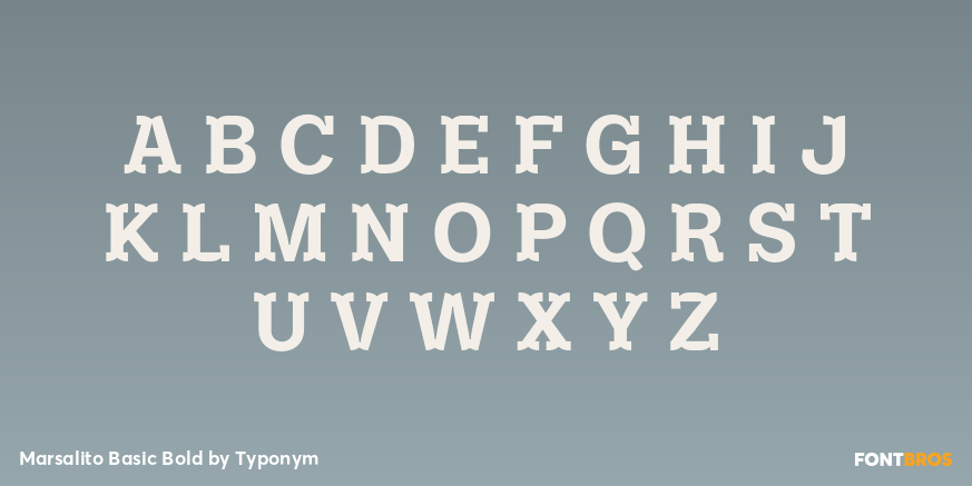 Marsalito Basic Bold Font Poster #2