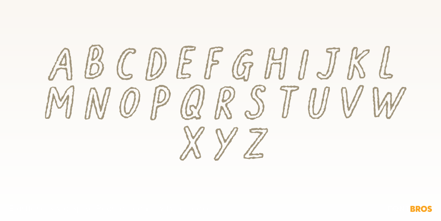 Elastique Stylo Spike Regular Slant Font Poster #1