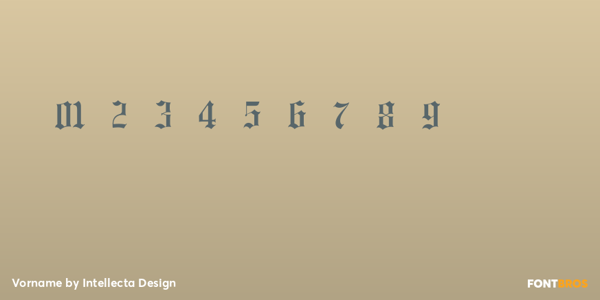 Vorname Font Poster #1