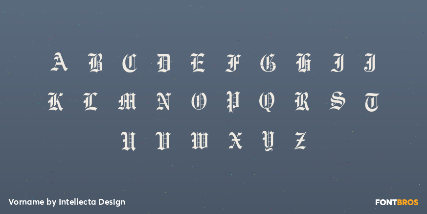 Vorname Font Poster #2