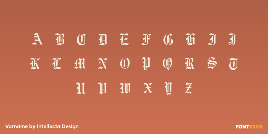 Vorname Font Poster #3