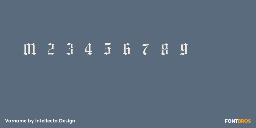 Vorname Font Poster #4