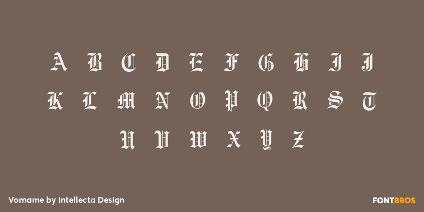 Vorname Font Poster #1