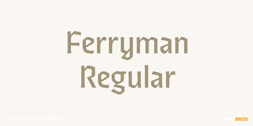 Ferryman Regular Poster