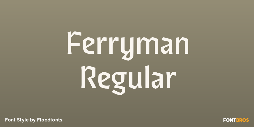 Ferryman Regular Poster