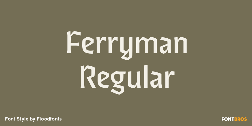Ferryman Regular Poster