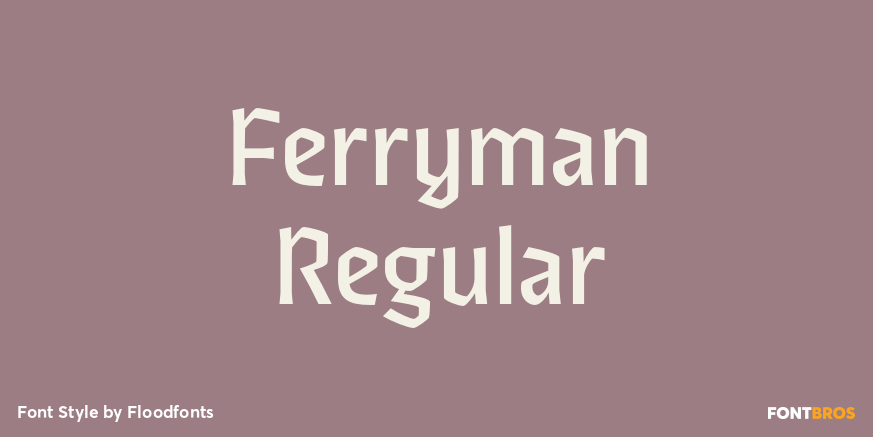 Ferryman Regular Poster
