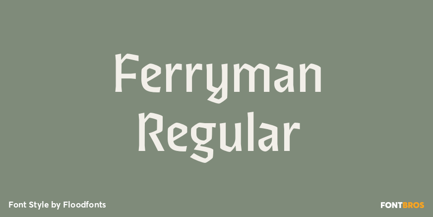Ferryman Regular Poster