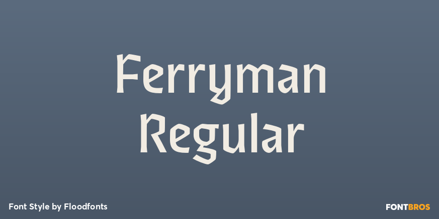 Ferryman Regular Poster
