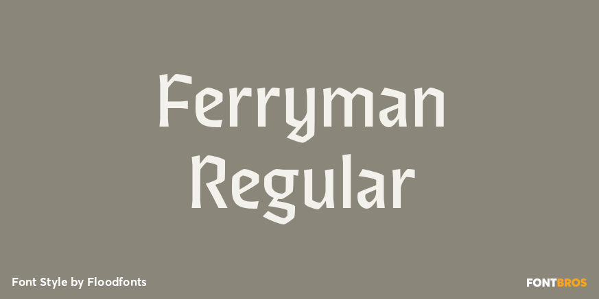 Ferryman Regular Poster