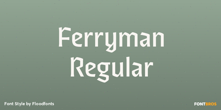 Ferryman Regular Poster