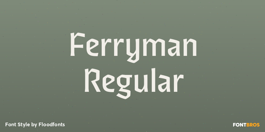 Ferryman Regular Poster