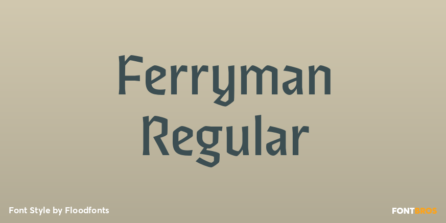 Ferryman Regular Poster