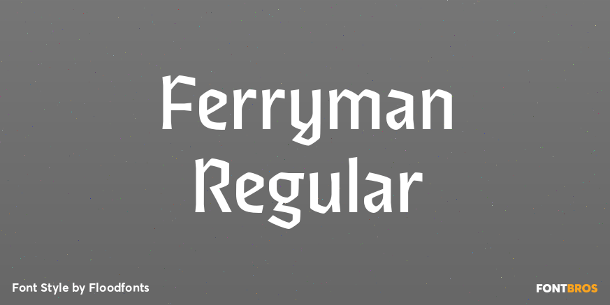 Ferryman Regular Poster