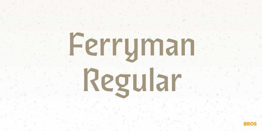 Ferryman Regular Poster