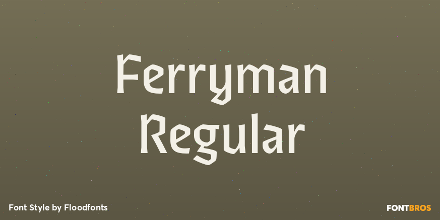 Ferryman Regular Poster