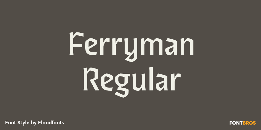 Ferryman Regular Poster