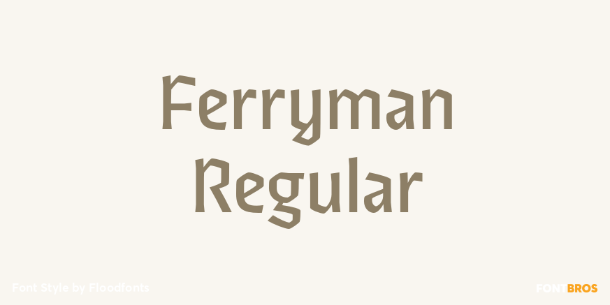 Ferryman Regular Poster