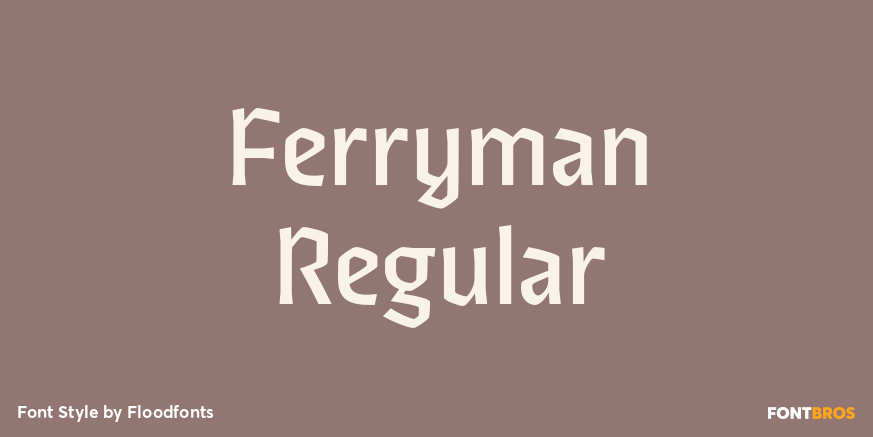 Ferryman Regular Poster