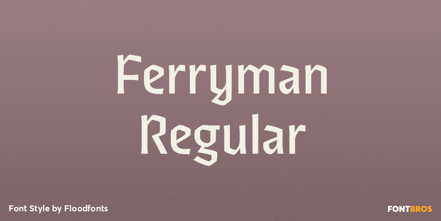 Ferryman Regular Poster