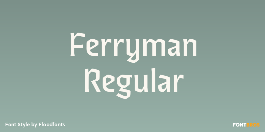 Ferryman Regular Poster