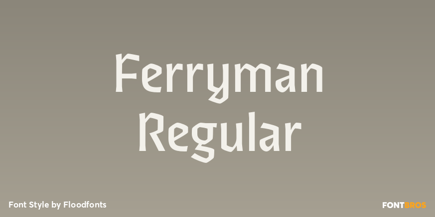 Ferryman Regular Poster