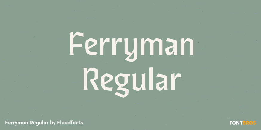 Ferryman Regular Poster