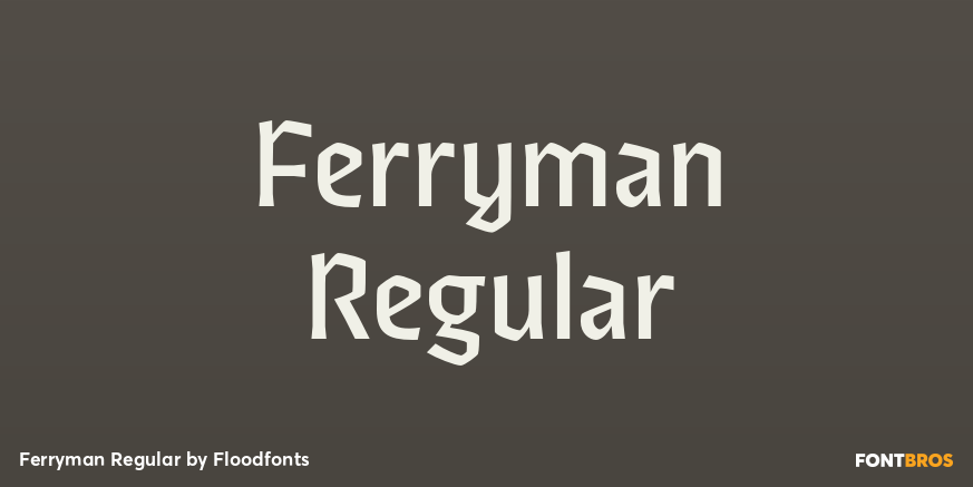 Ferryman Regular Poster