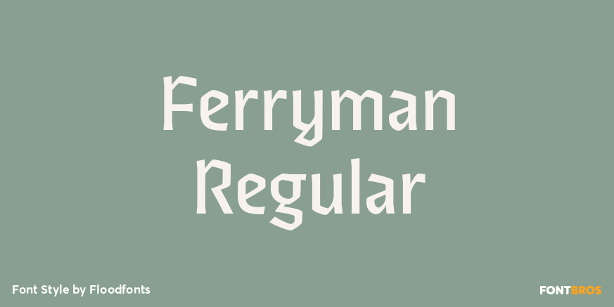 Ferryman Regular Poster