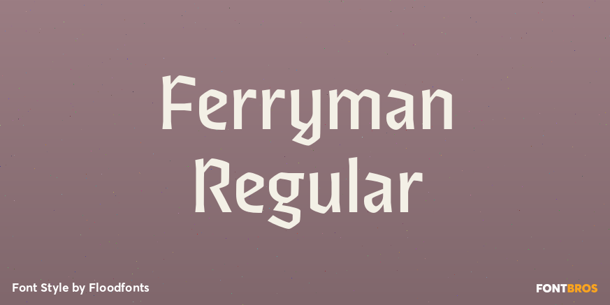 Ferryman Regular Poster