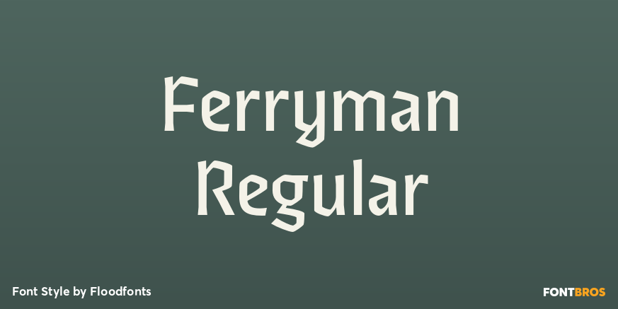Ferryman Regular Poster