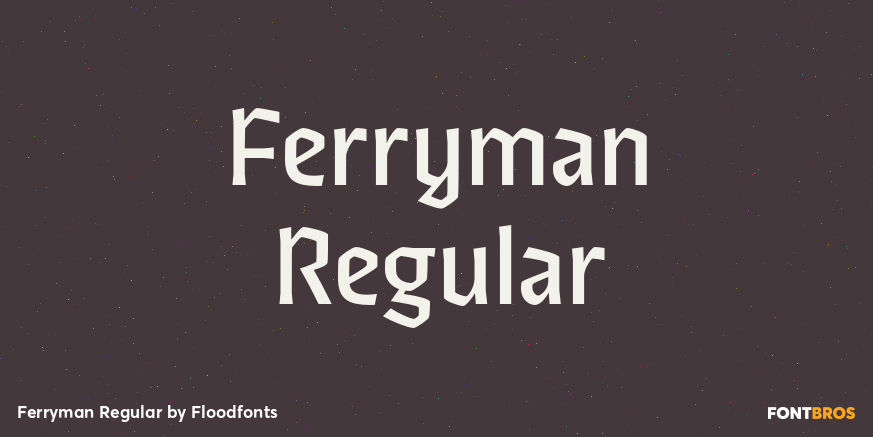 Ferryman Regular Poster