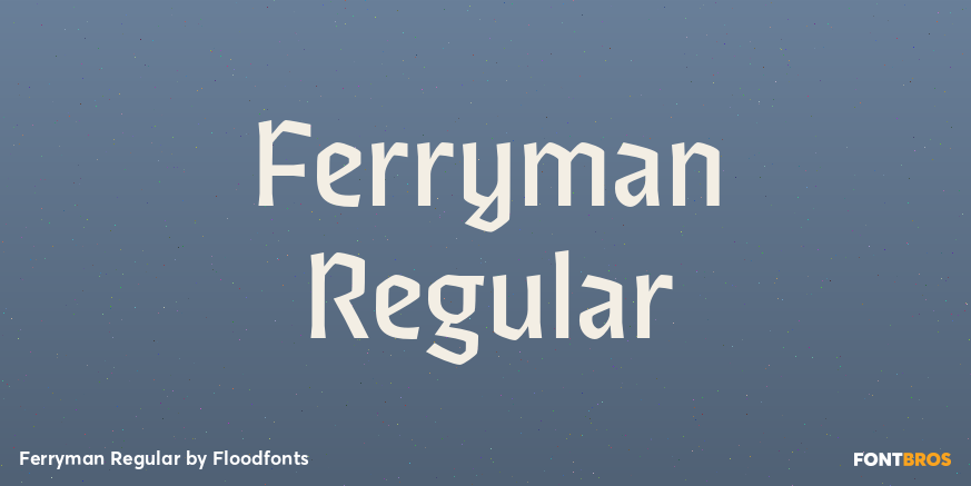 Ferryman Regular Poster