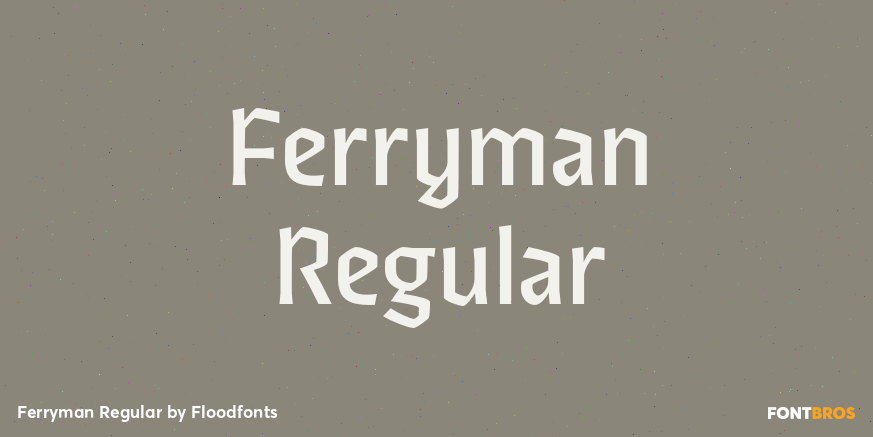 Ferryman Regular Poster