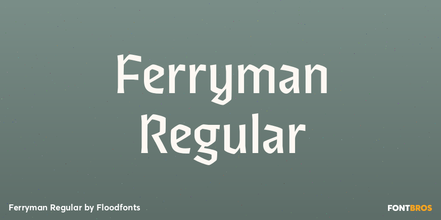 Ferryman Regular Poster