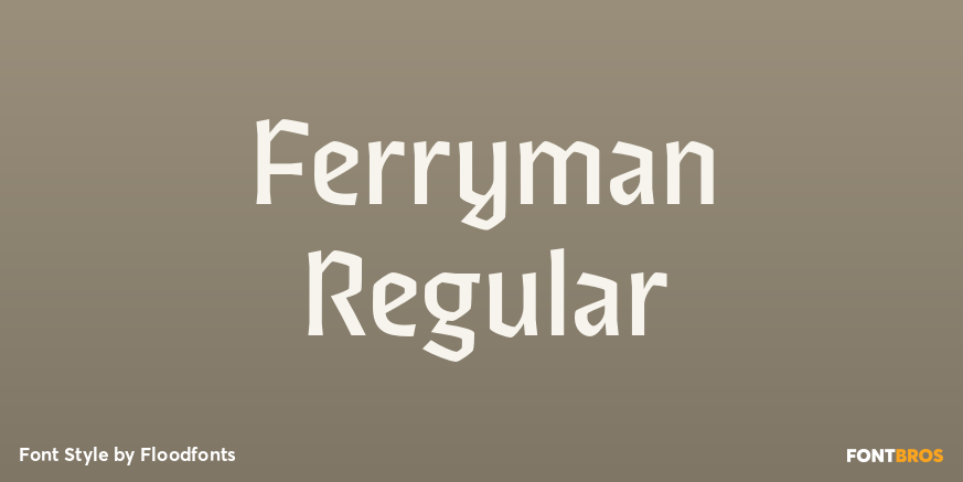 Ferryman Regular Poster
