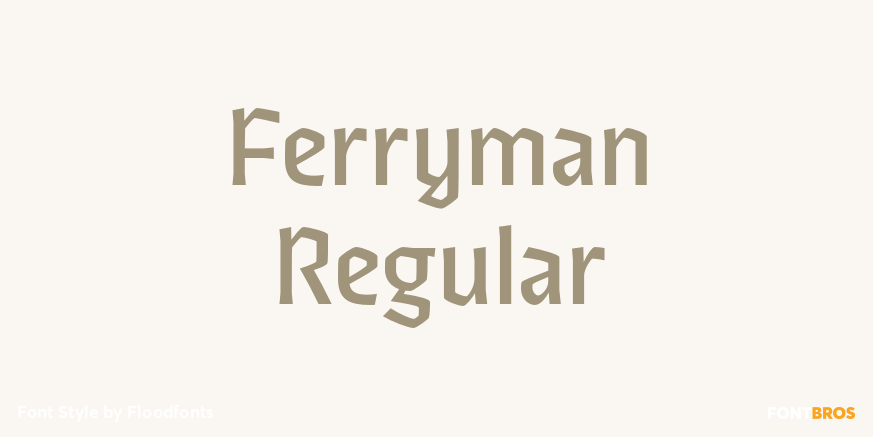 Ferryman Regular Poster