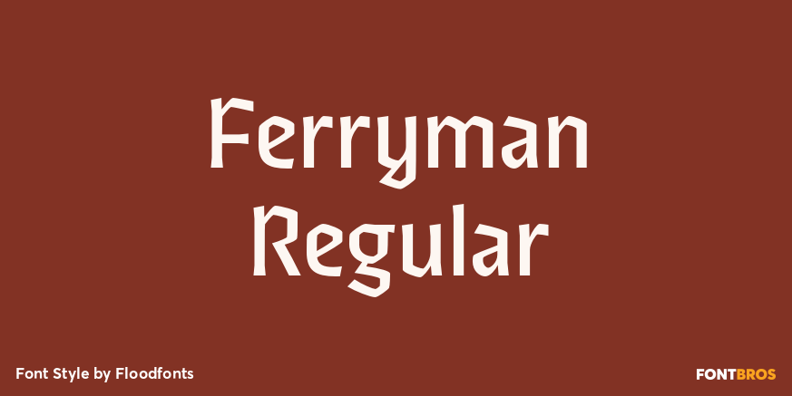 Ferryman Regular Poster