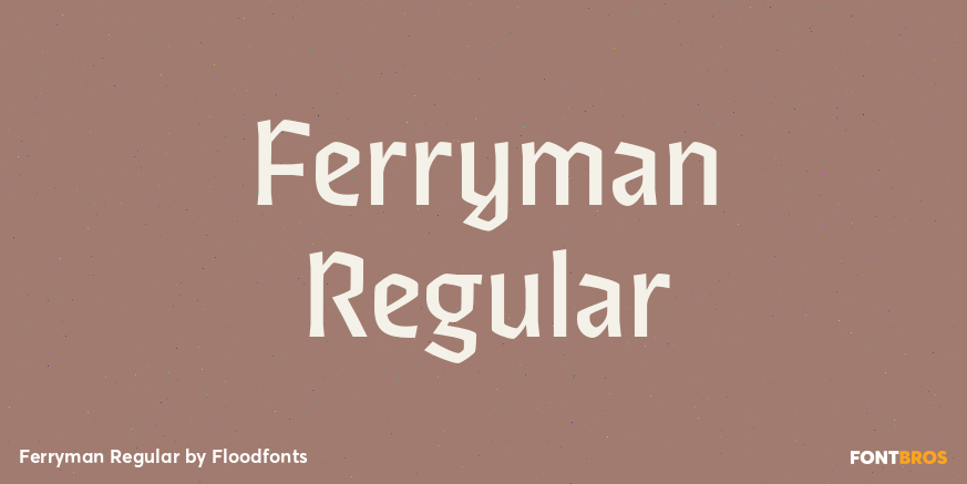 Ferryman Regular Poster