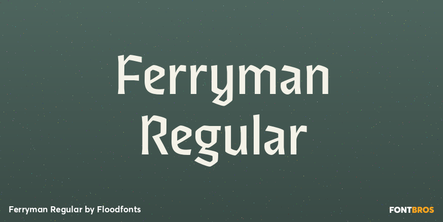 Ferryman Regular Poster