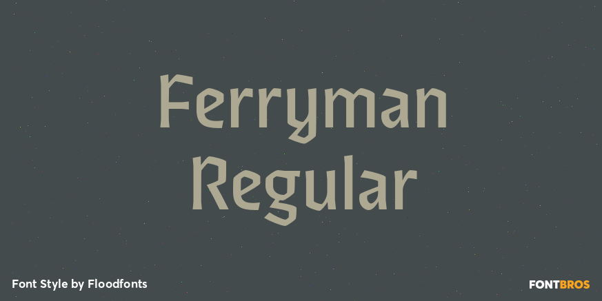 Ferryman Regular Poster