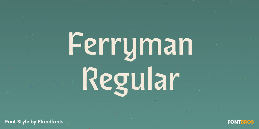 Ferryman Regular Poster