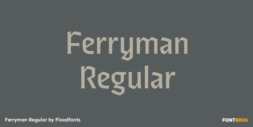 Ferryman Regular Poster