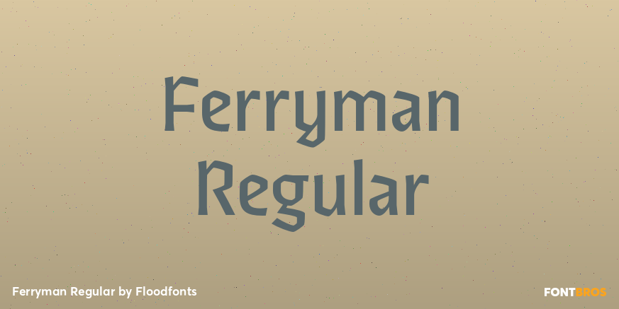 Ferryman Regular Poster